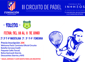 Pádel Fundación Toledo. Junio 2017.